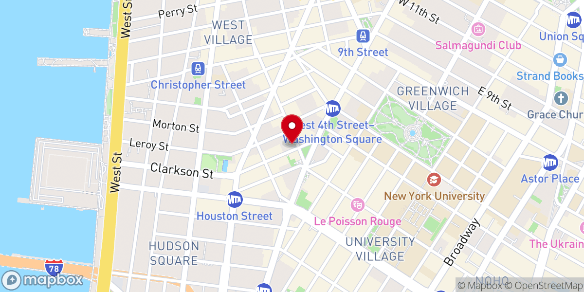 Map showing location of Our Lady of Pompeii Roman Catholic Church