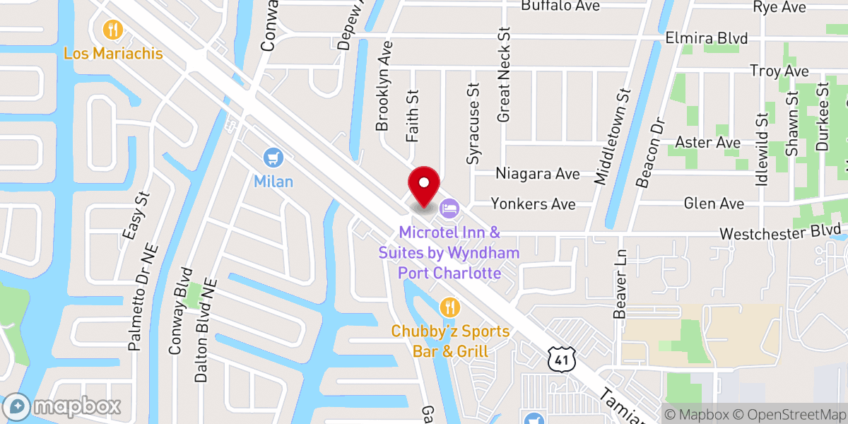 Map showing location of Iglesia Casa de Oración y Alabanza Inc. CIEBSO