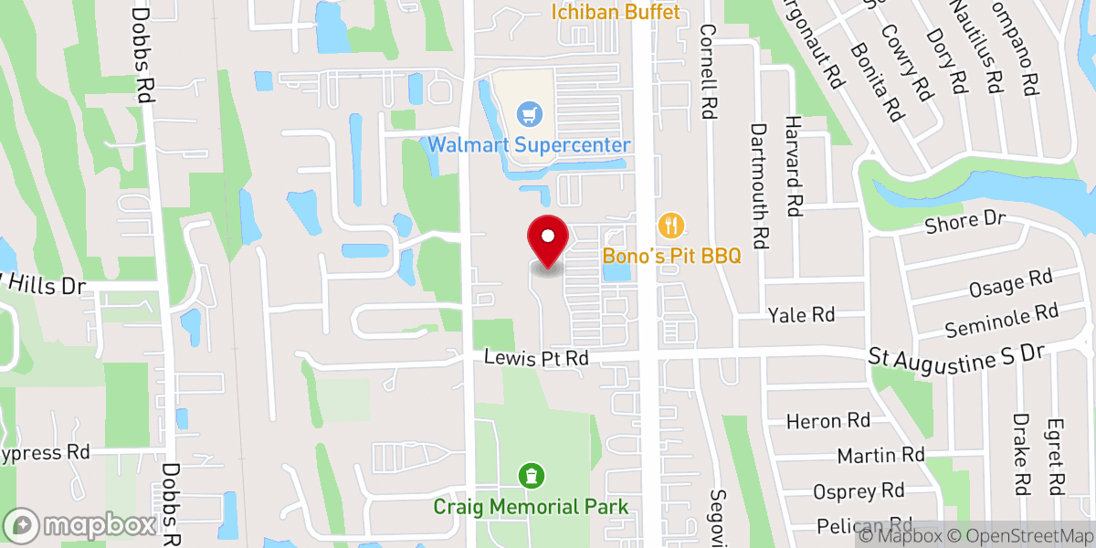 Map showing location of The Church Of Eleven22 - St. Augustine Campus