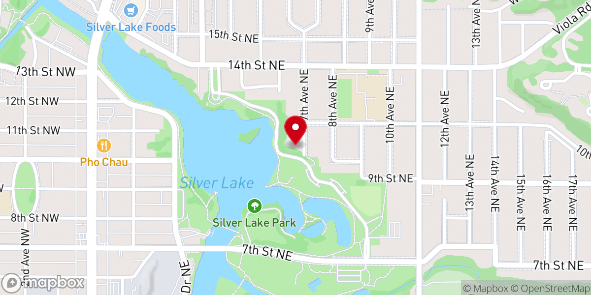 Map showing location of Word of Grace Foursquare Church
