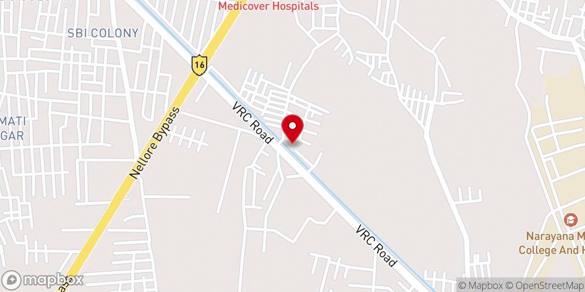 Map showing location of Shekinah Church