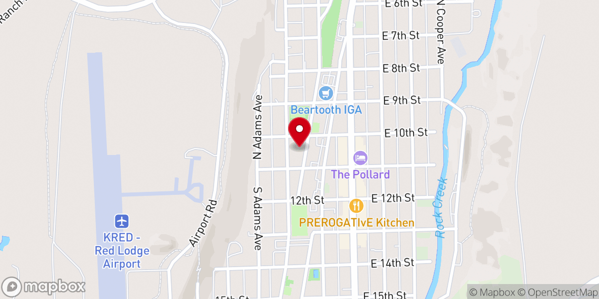 Map showing location of Calvary Episcopal Church