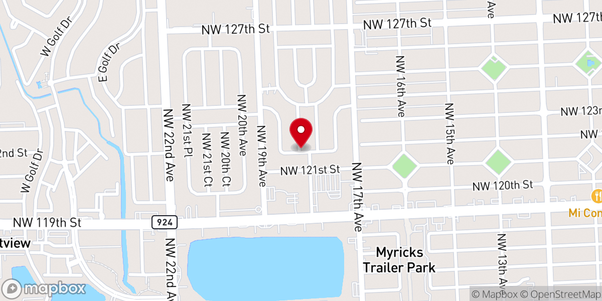 Map showing location of New Life Ministry Inc