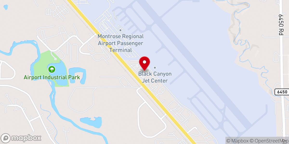 Map showing location of Christ Lutheran Church, Montrose, CO