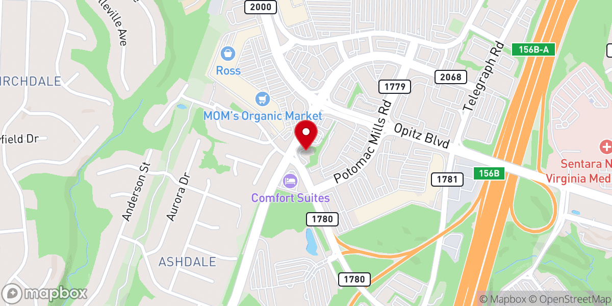 Map showing location of 미주 꿈이 있는 교회(The New Vision Fellowship Church)
