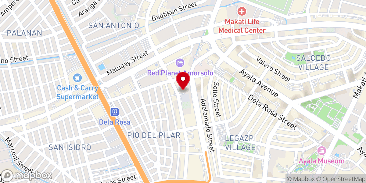 Map showing location of Pillar of Faith Baptist Church
