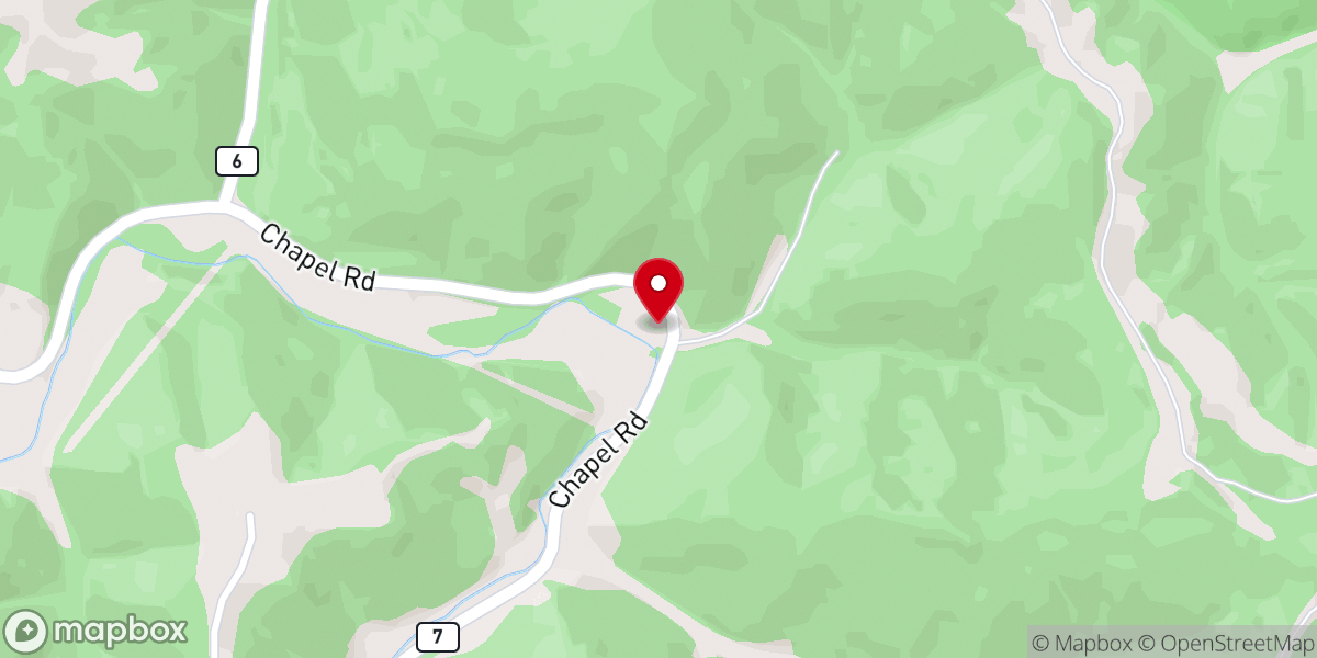 Map showing location of Old German Community Church