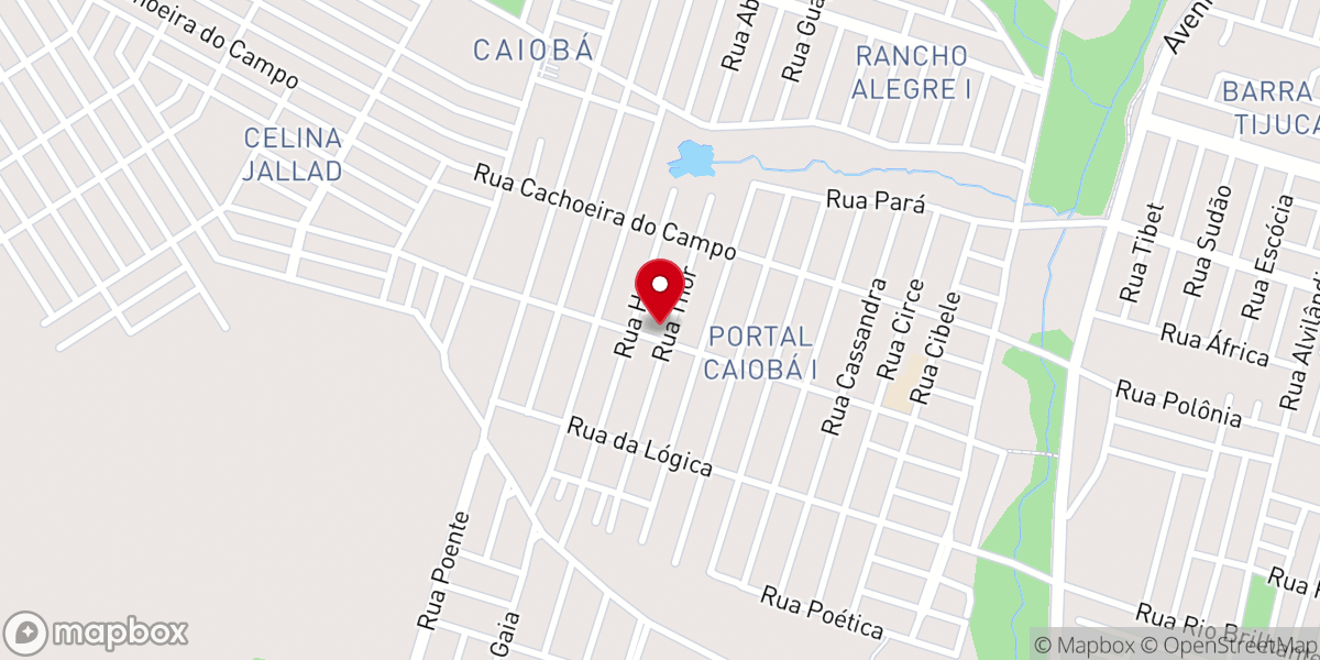 Map showing location of Igreja Matriz Paróquia São João Evangelista