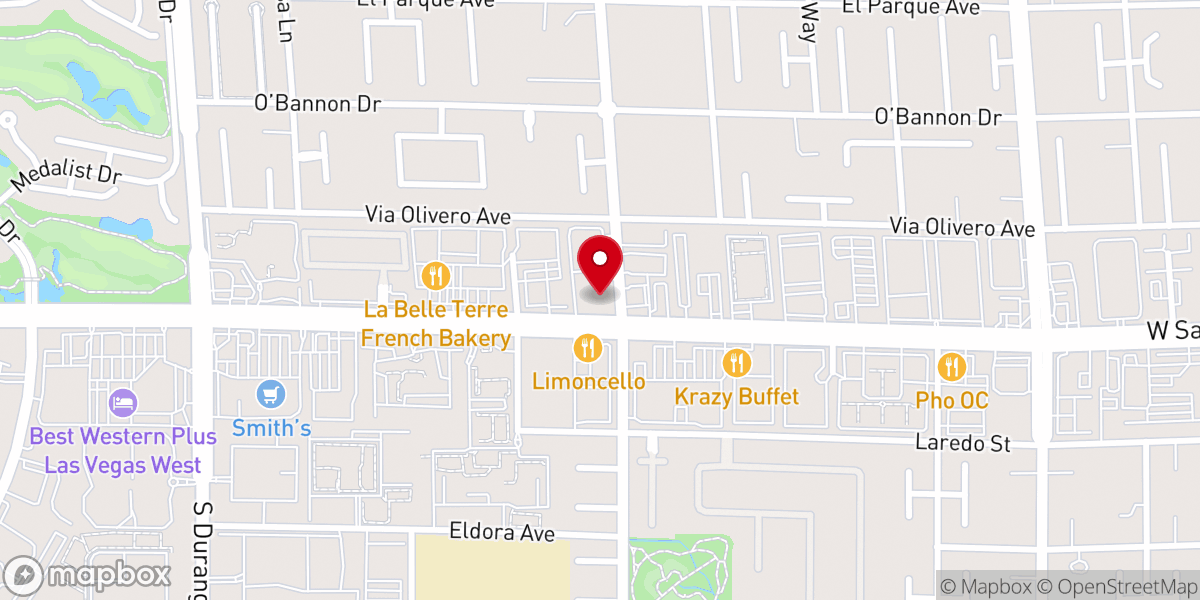 Map showing location of Good Samaritan Lutheran Church at The Lakes