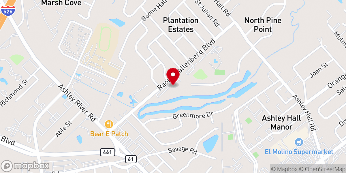 Map showing location of Saint Joseph Catholic Church