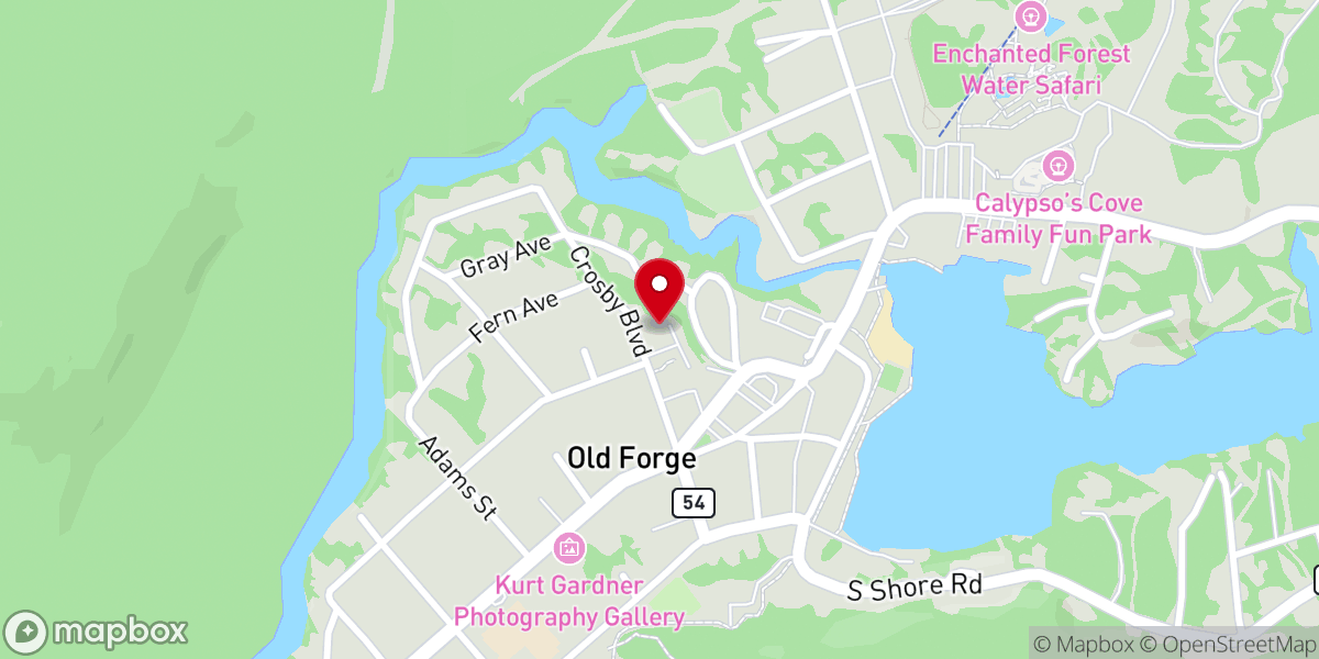 Map showing location of Niccolls Memorial Presbyterian Church