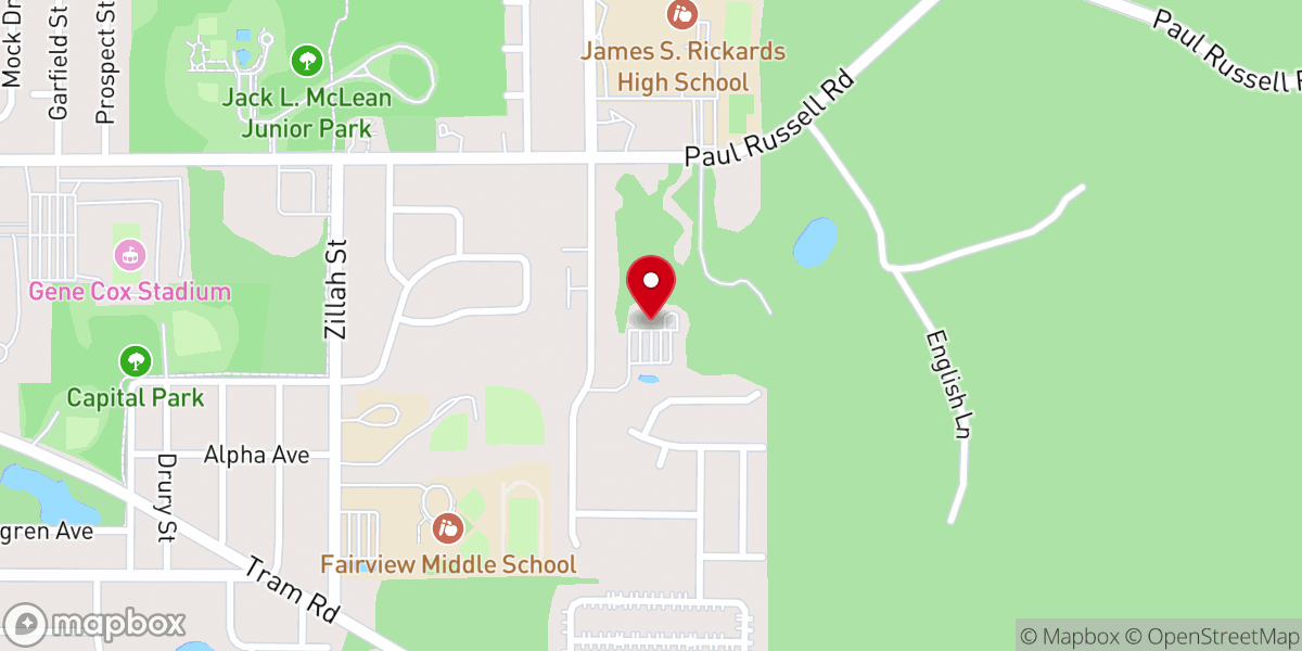 Map showing location of Deliverance Temple Ministries