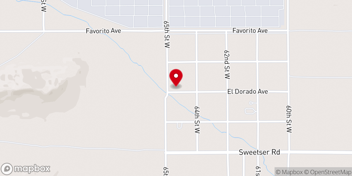 Map showing location of Epistal Adelanto