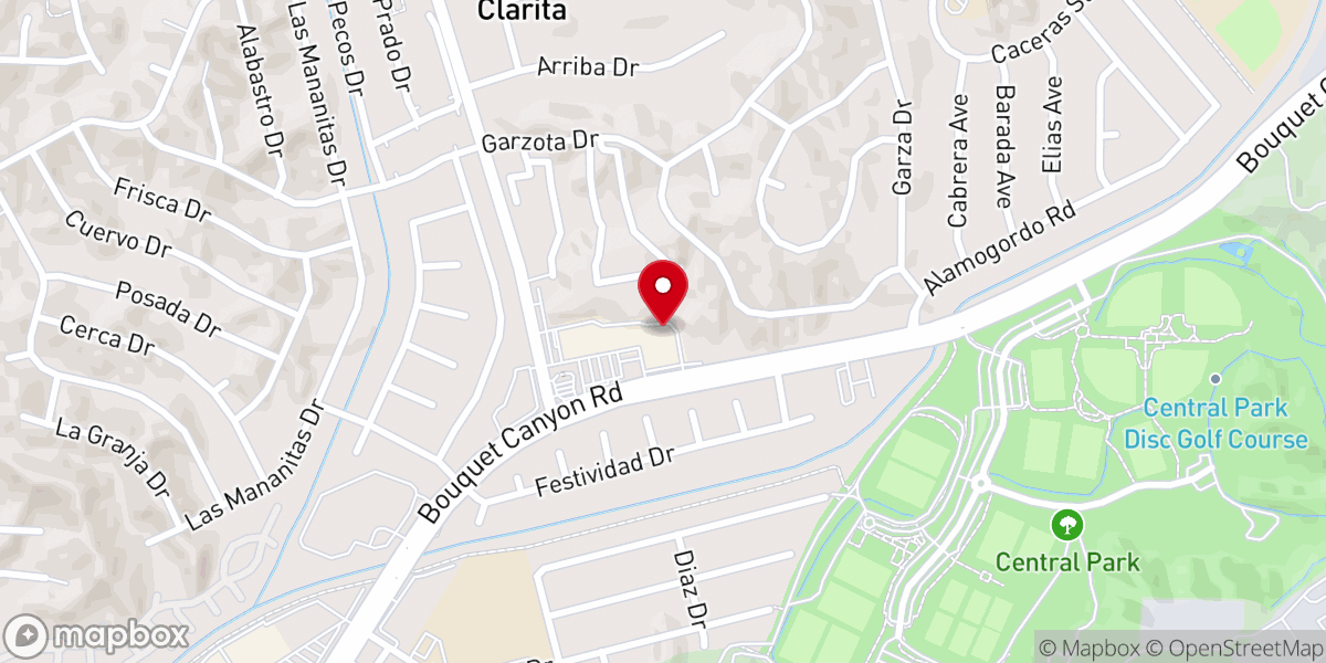 Map showing location of Fellowship Christian Church