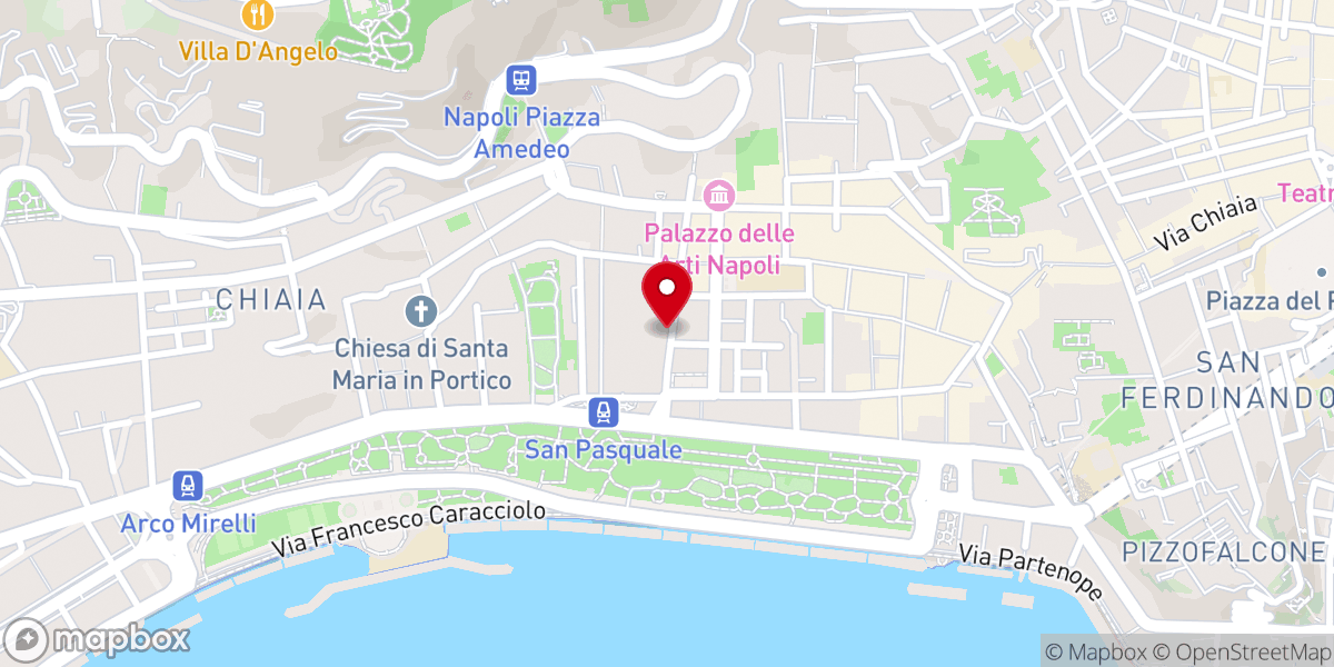Map showing location of Chiesa Evangelica Neapolis