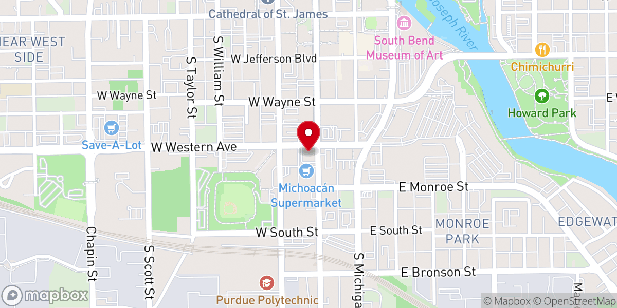 Map showing location of The Grace Place