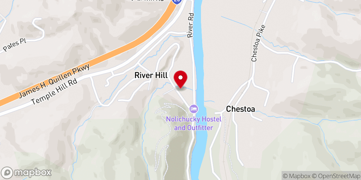 Map showing location of Pilgrims Freewill Baptist Church