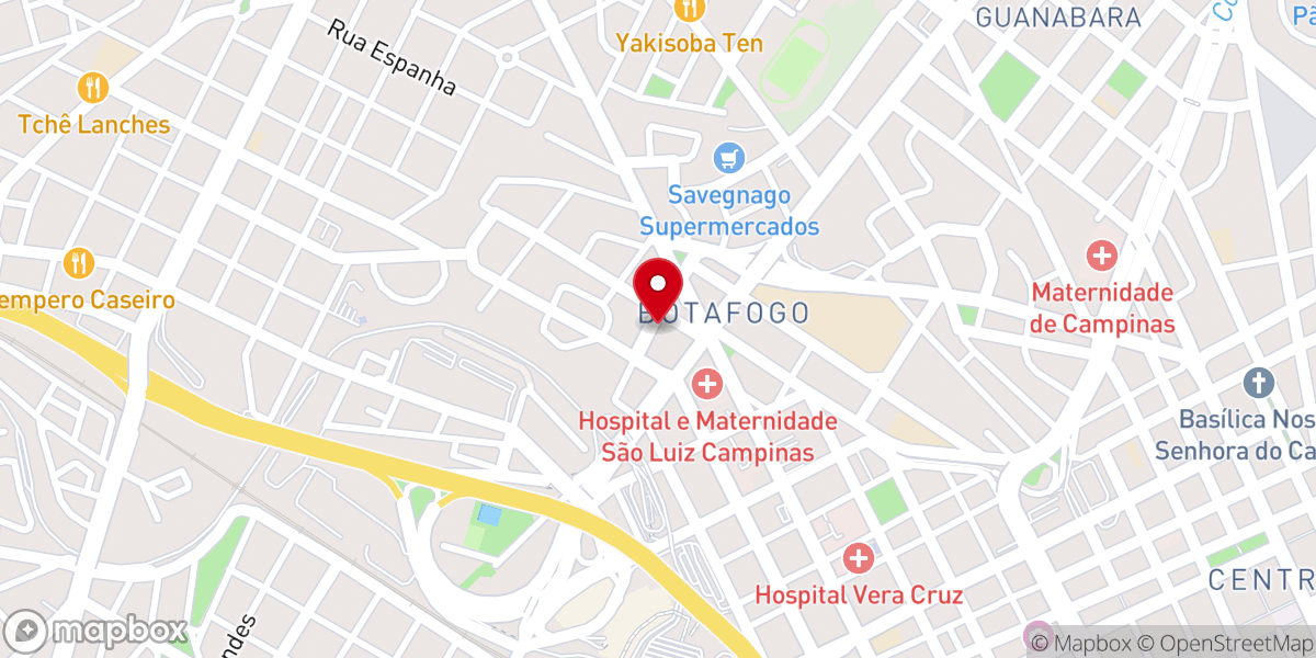 Map showing location of Paróquia Sagrado Coração de Jesus
