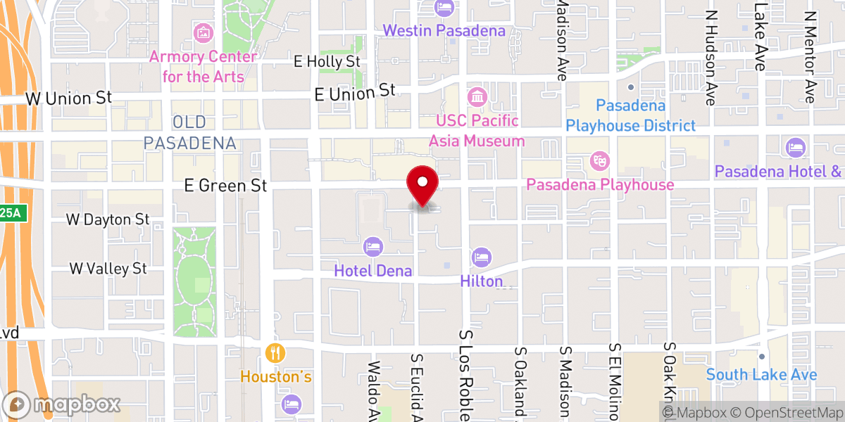 Map showing location of California-Pacific United Methodist Foundation