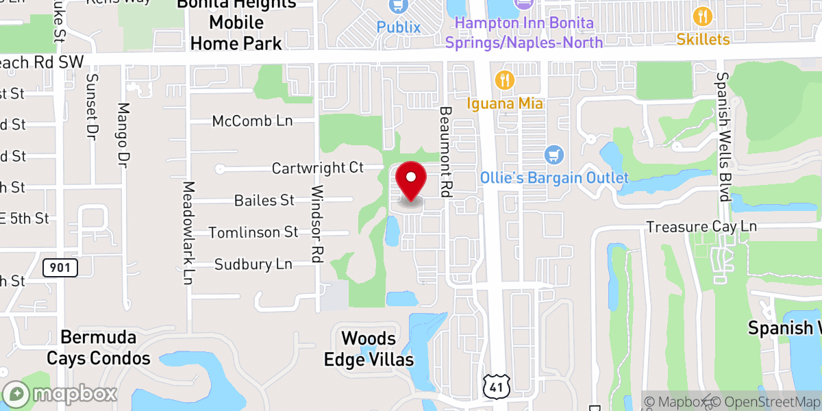 Map showing location of Saint Leo Catholic Church