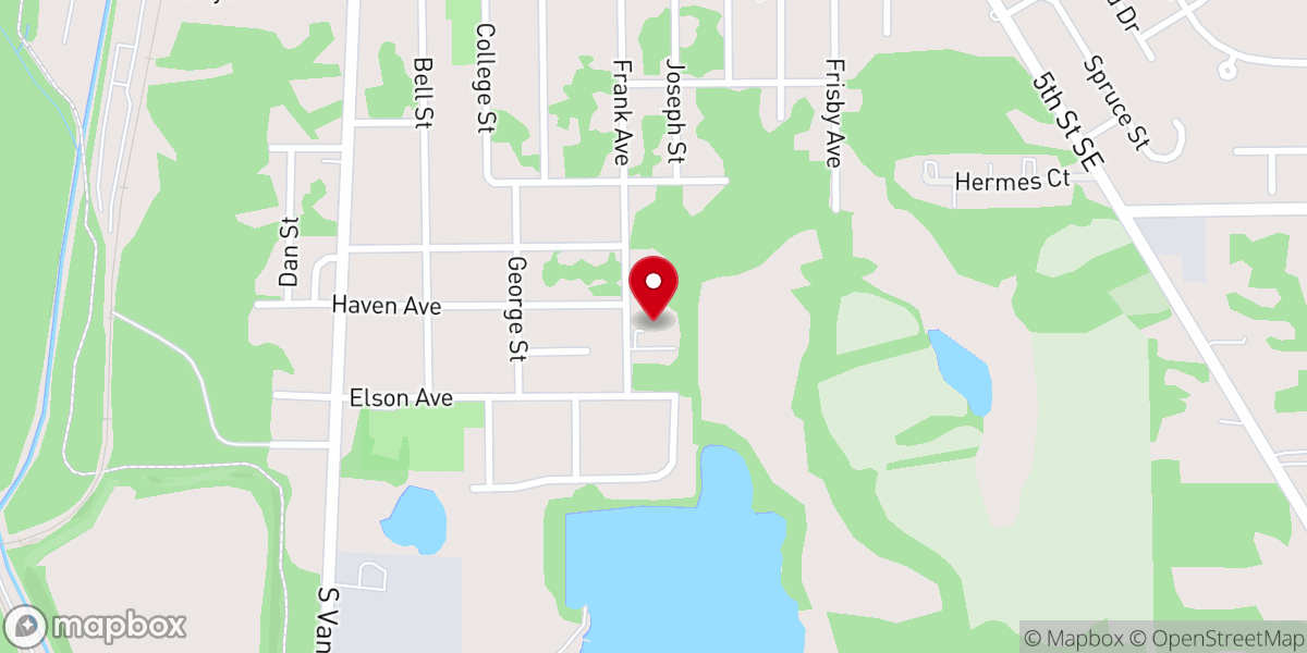 Map showing location of Liberty Tabernacle