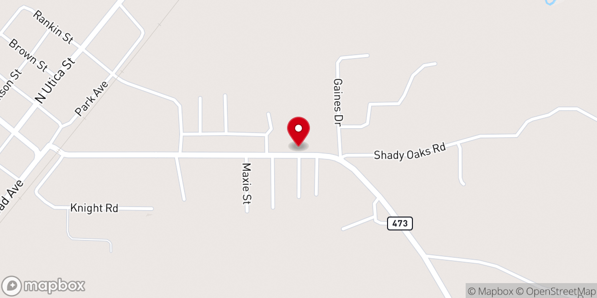 Map showing location of Collis Hill Church of Christ Holiness