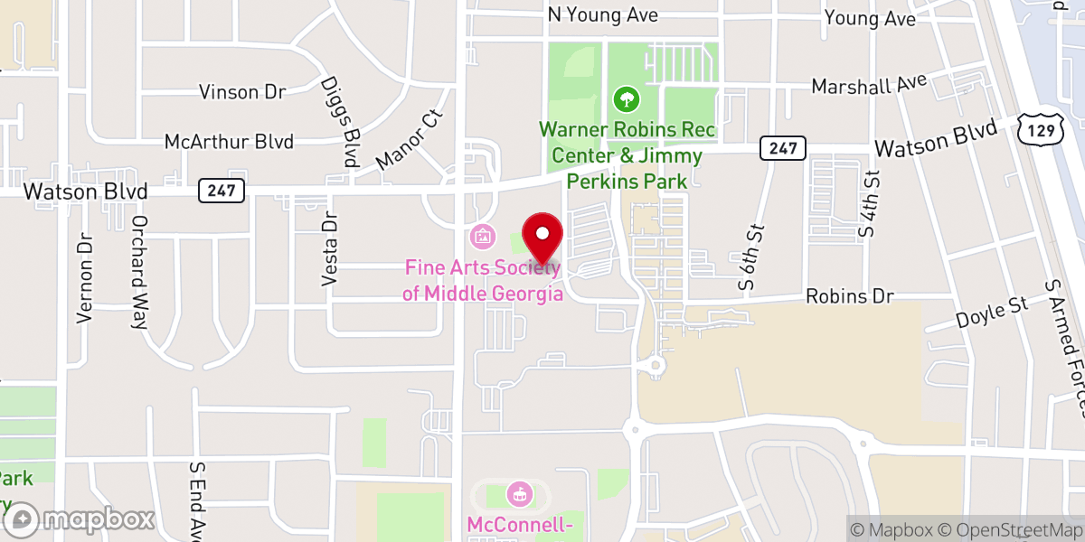 Map showing location of Sacred Heart Catholic School