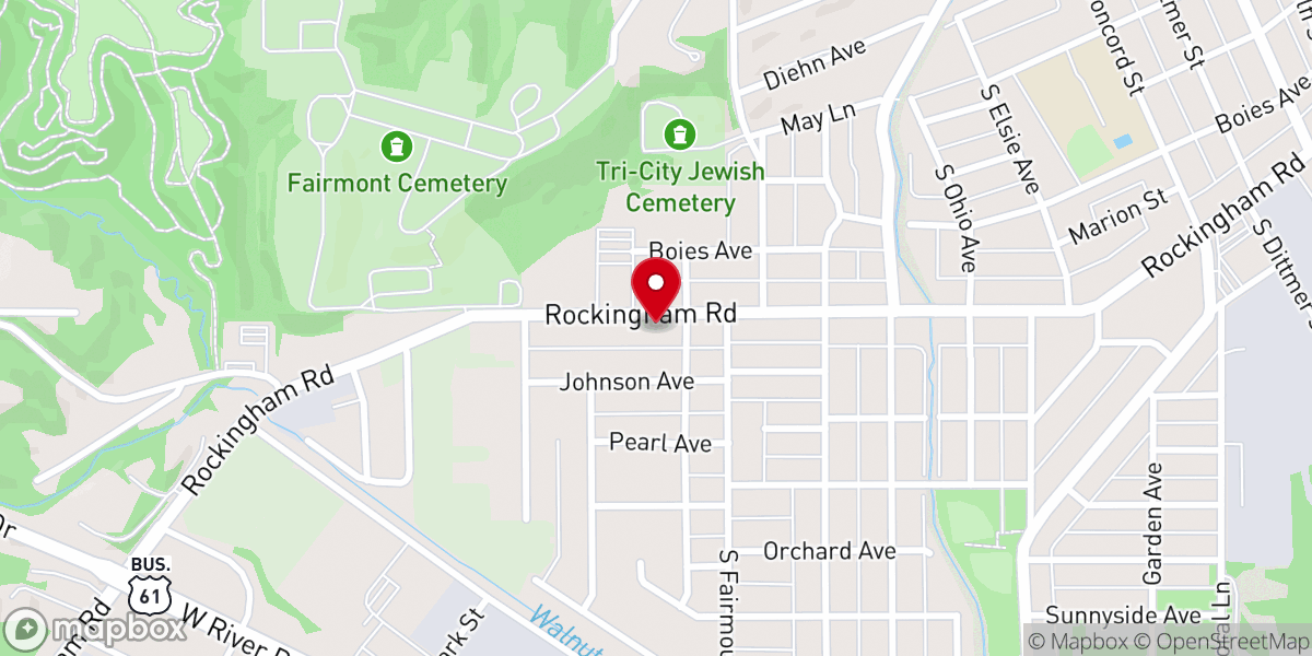 Map showing location of Marantha Church of God