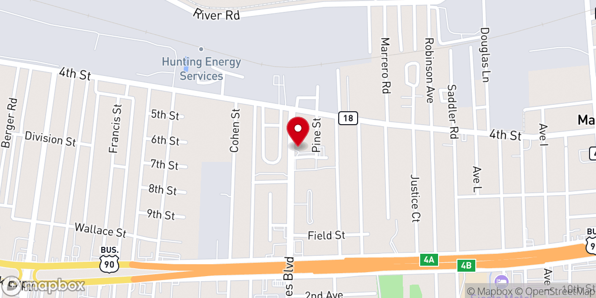 Map showing location of St Joseph the Worker Catholic Church