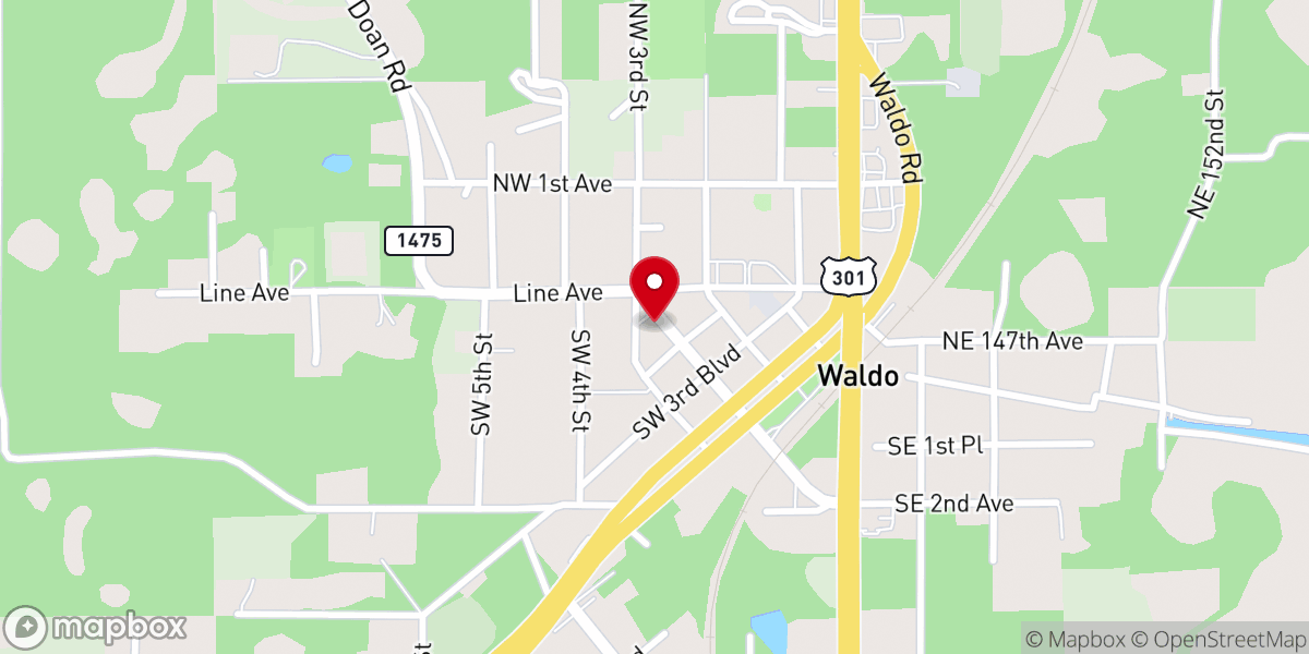 Map showing location of Saint Paul's Episcopal Church