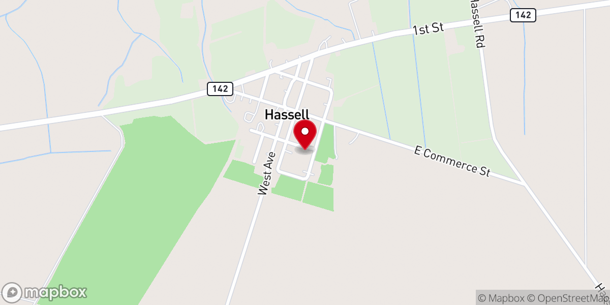 Map showing location of Weeping Mary Baptist Church