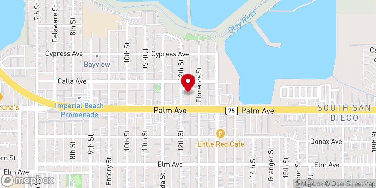 Map showing location of City Christian Center
