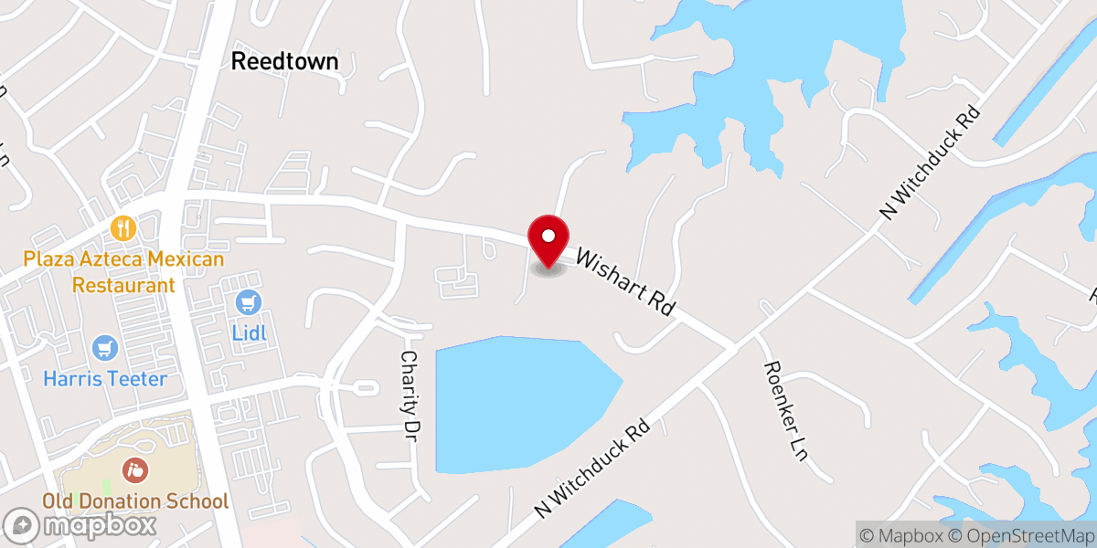 Map showing location of Trinity Church Town Center Campus Building