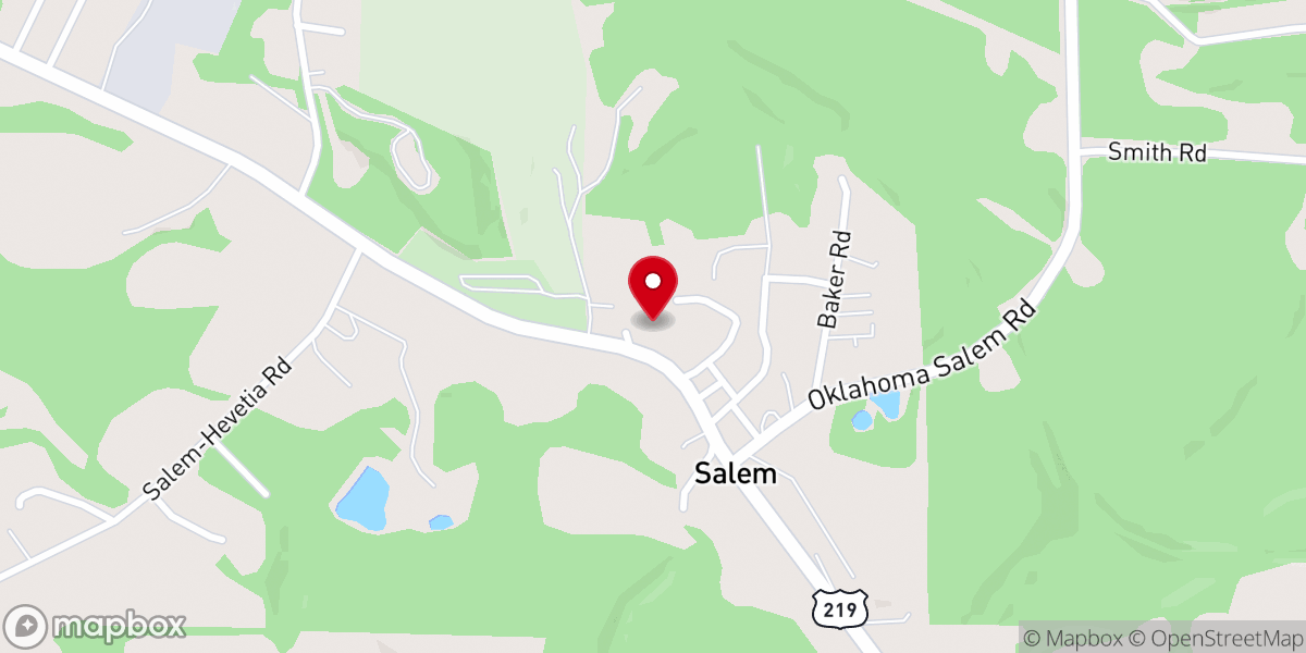 Map showing location of Luthersburg Methodist Church