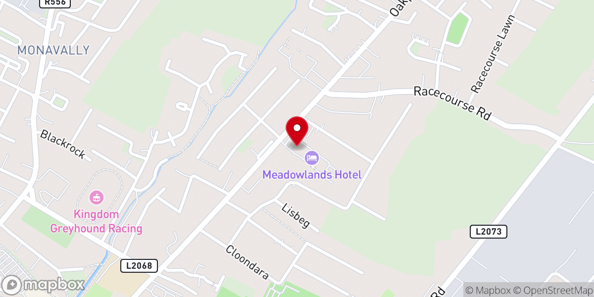Map showing location of Meadowlands Hotel Co. Kerry