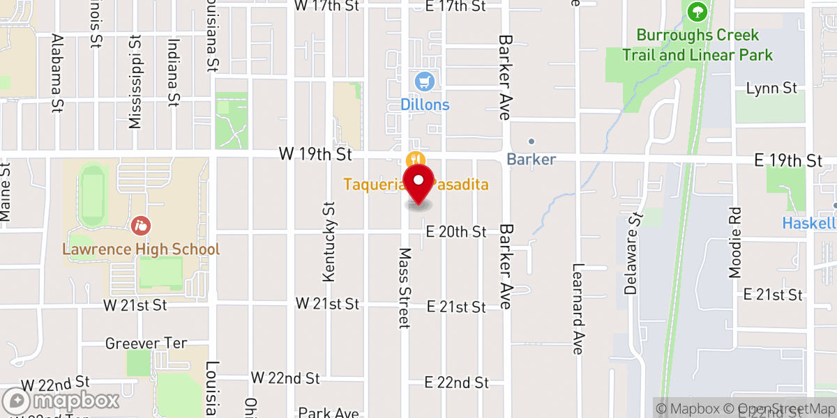 Map showing location of Victory Bible Church