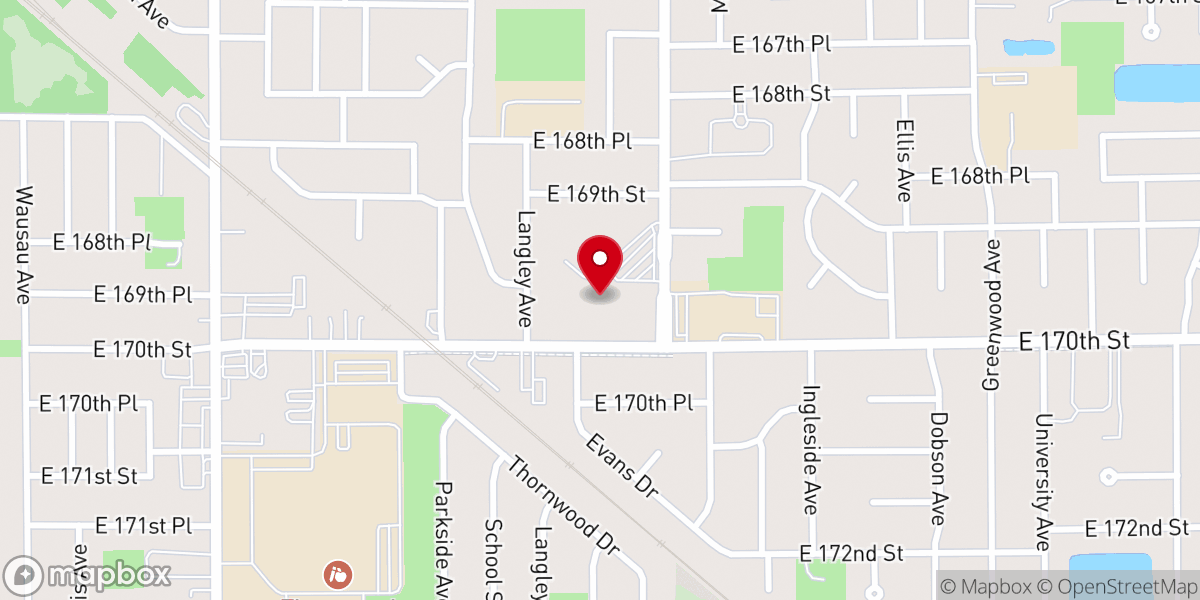 Map showing location of Holy Ghost Catholic Church