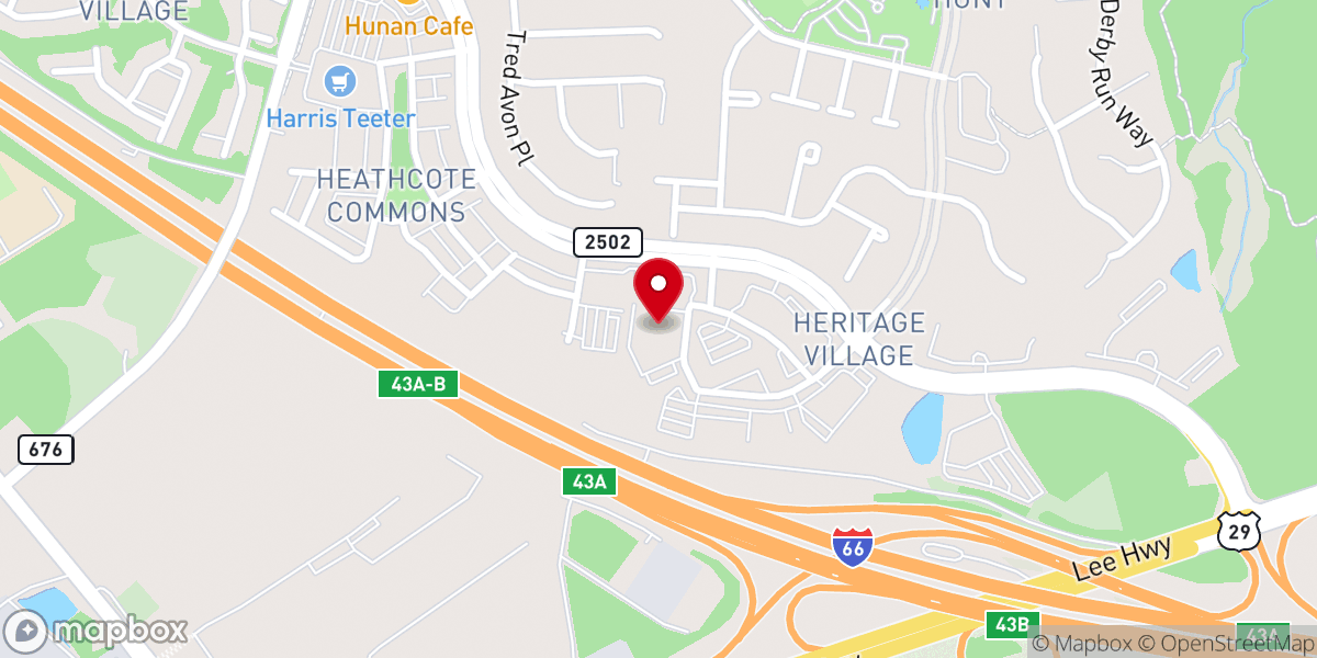 Map showing location of Gainesville Health & Rehab Center