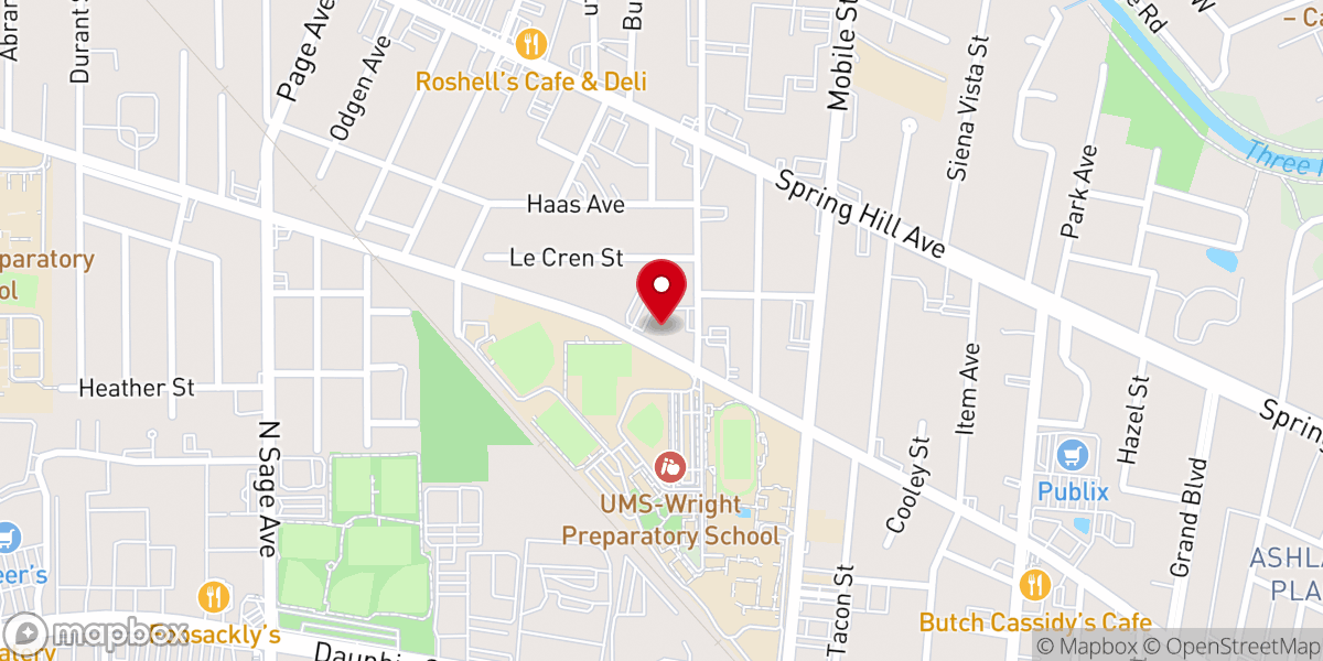 Map showing location of New Shiloh Missionary Baptist Church