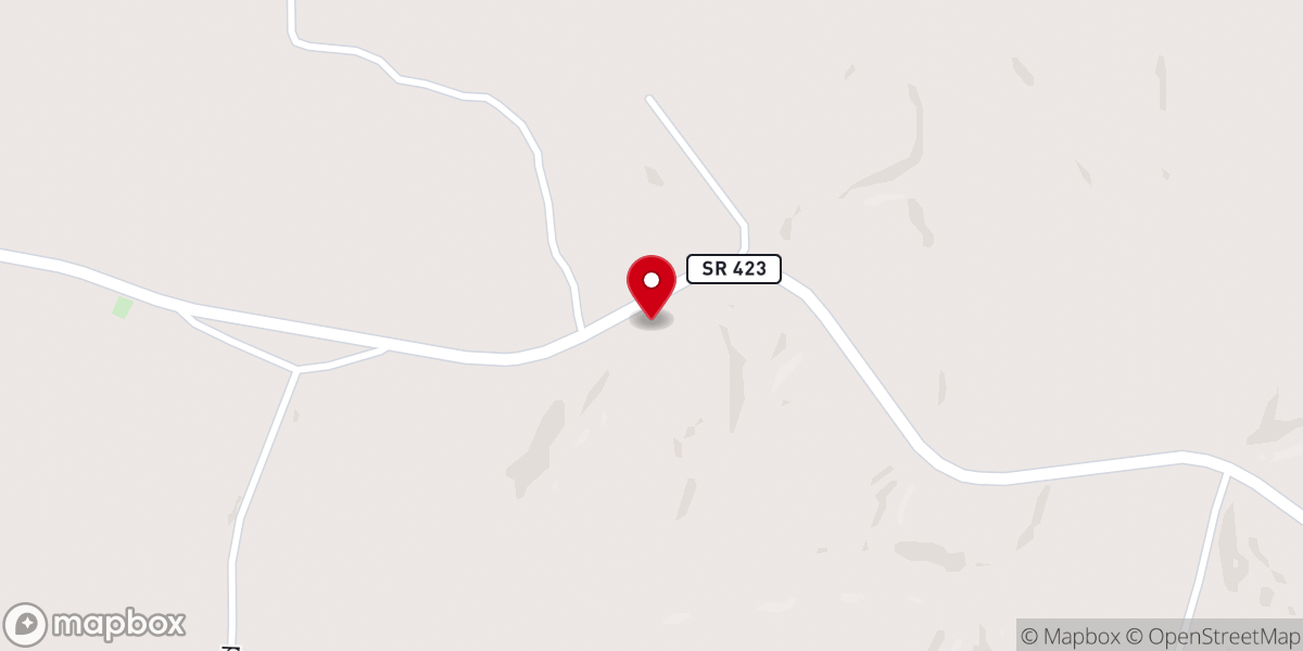 Map showing location of Pleasant Grove Church