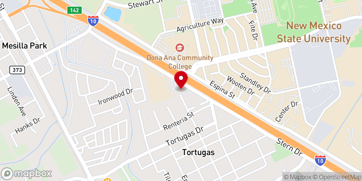 Map showing location of Bethel Bible Fellowship Church