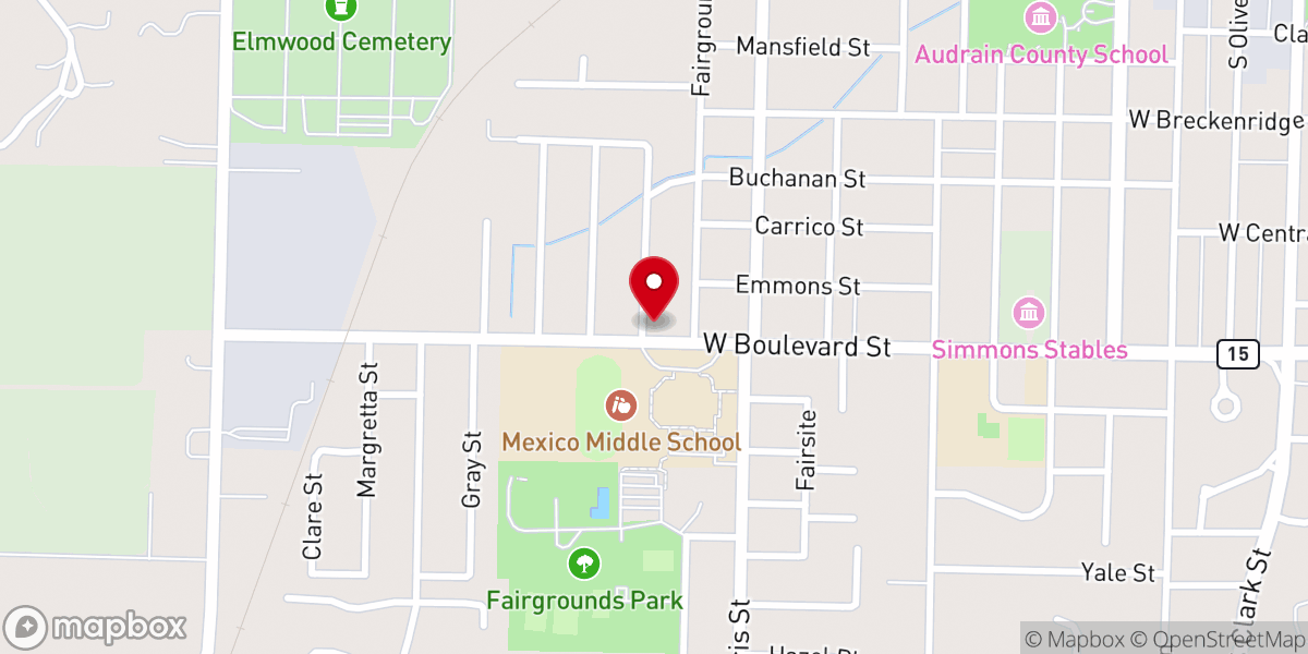 Map showing location of Appleman Church