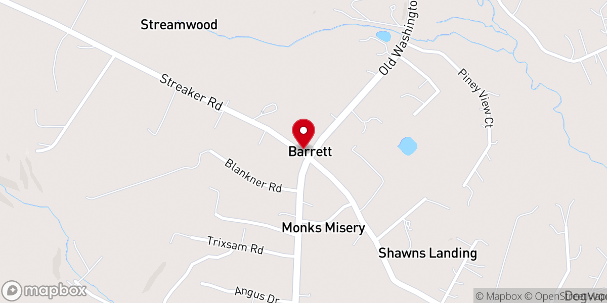 Map showing location of Brandenburg United Methodist Church
