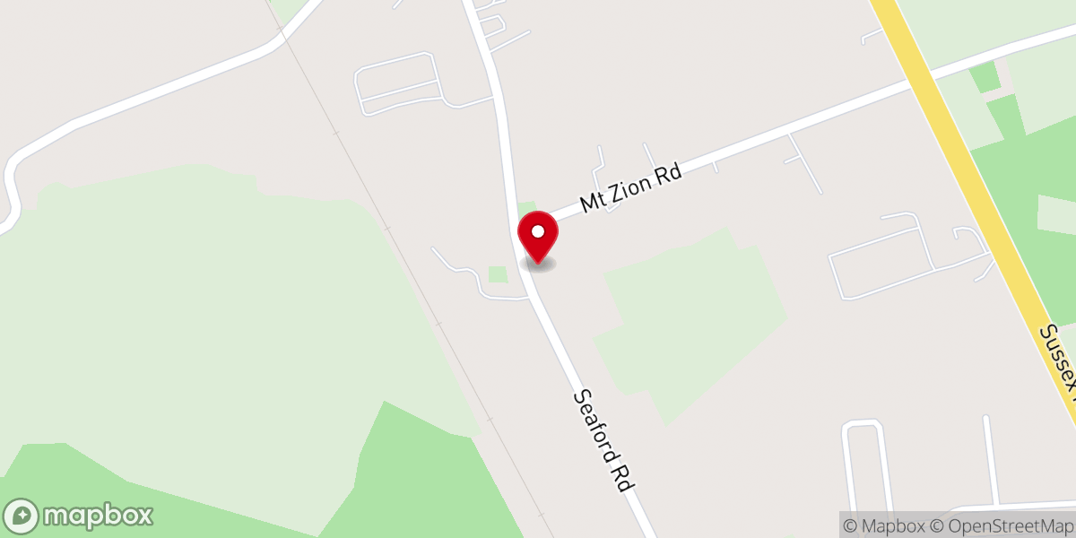 Map showing location of Mt Zion United Methodist Church