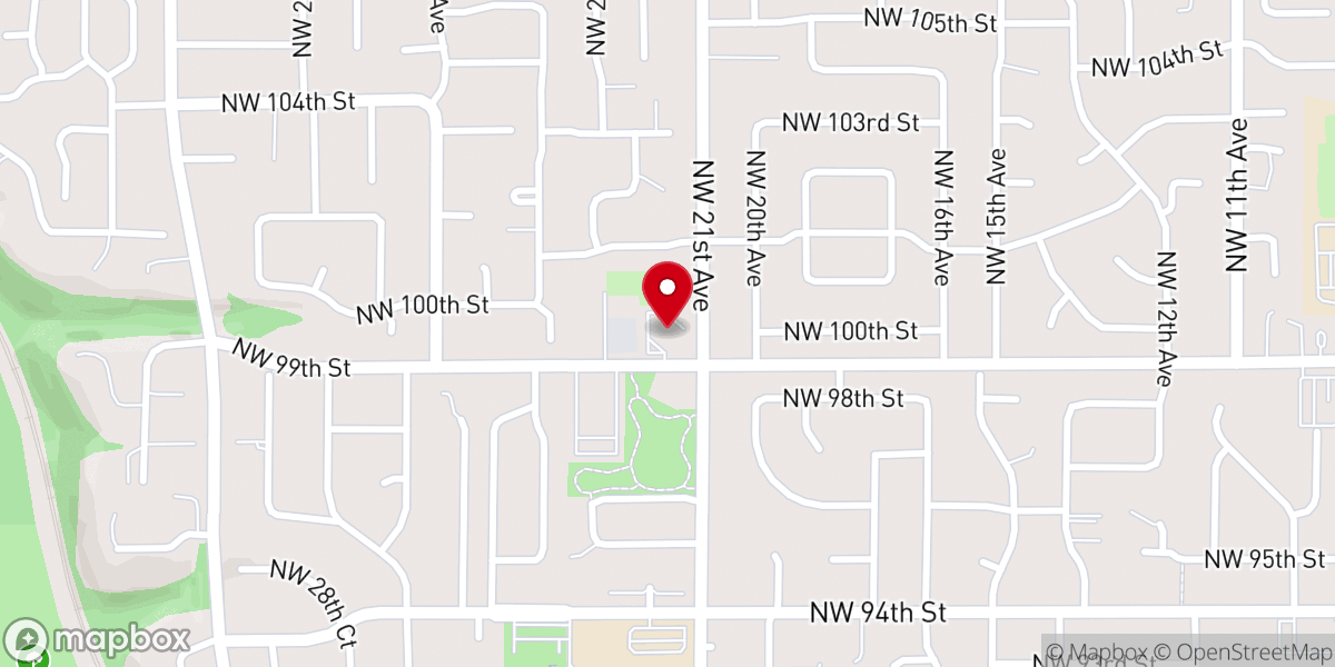 Map showing location of All Saints Episcopal Church