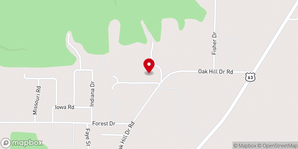 Map showing location of New Horizon Church of the Nazarene