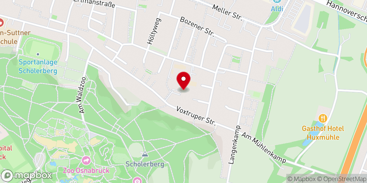 Map showing location of Heilige Familie
