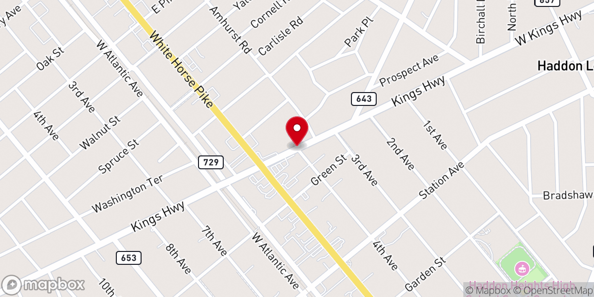 Map showing location of ST ROSE OF LIMA CHURCH