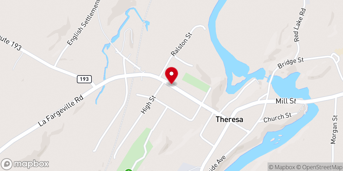 Map showing location of St Theresa of Avila Church
