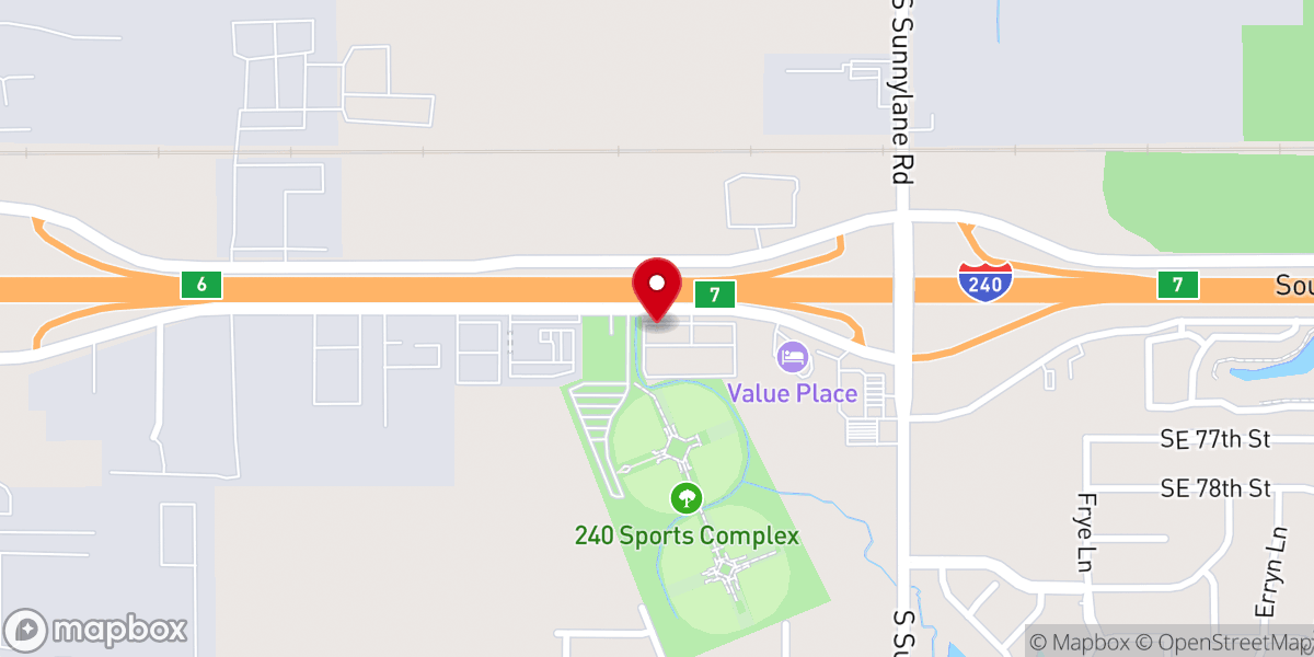 Map showing location of Praise Place